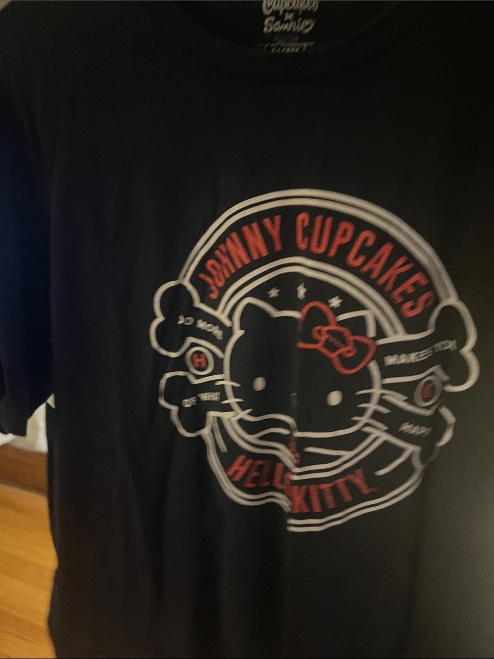 Johnny Cupcakes x Hello Kitty Black Graphic Tee